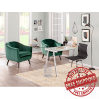Lumisource OFD-TM-PBLNK W Exponent Office Desk